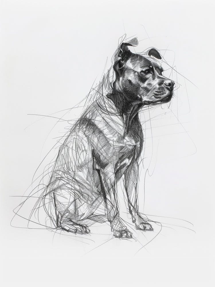 Cane Corso Charcoal Line 1