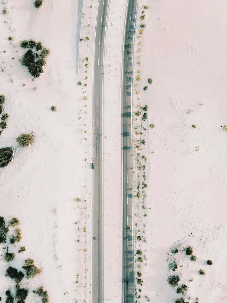 White Sand Desert Highway