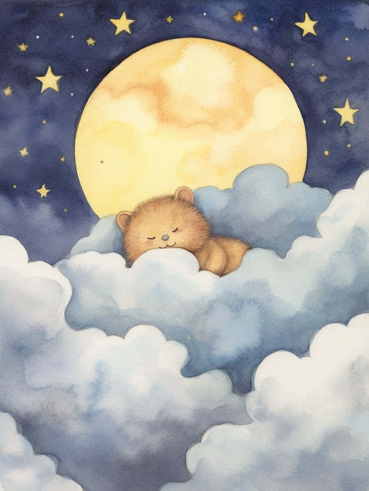 Baby Vole 1 Sleeping In The Clouds