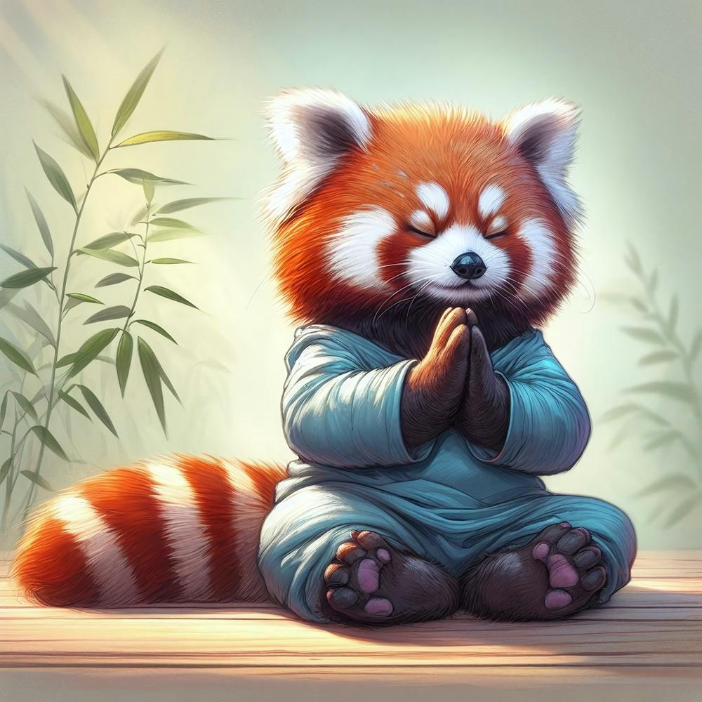 Red Panda meditation