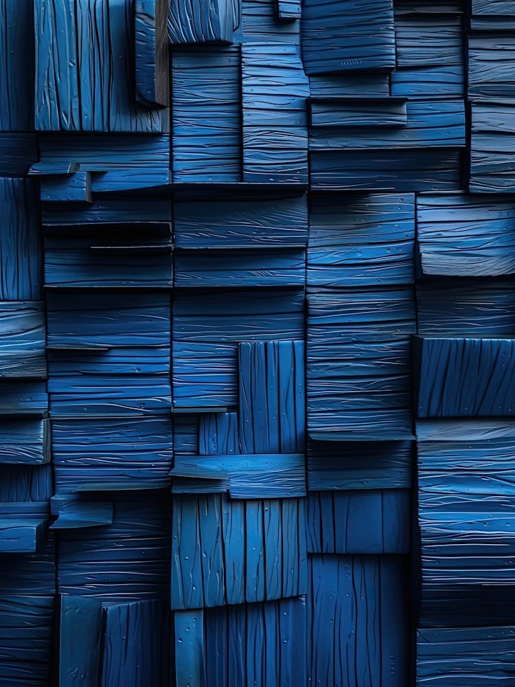 Blue Texture Abstract 3