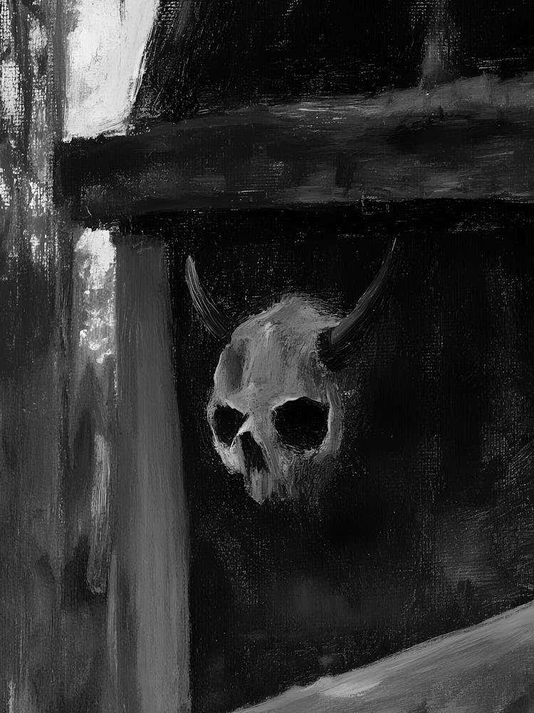 Skull On The Wall