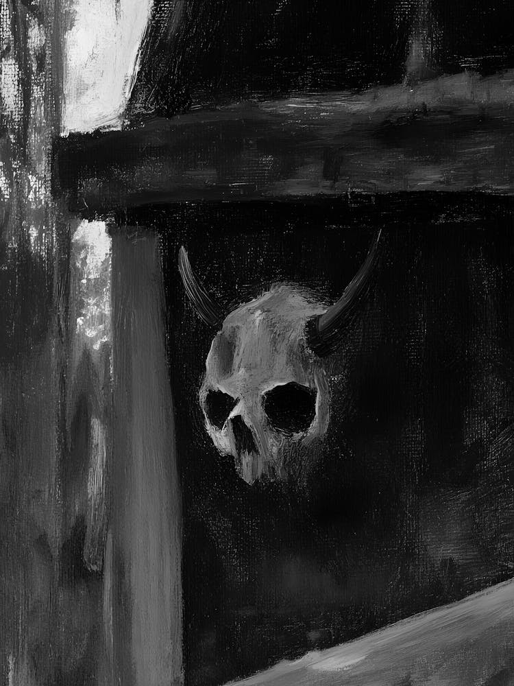 Skull On The Wall