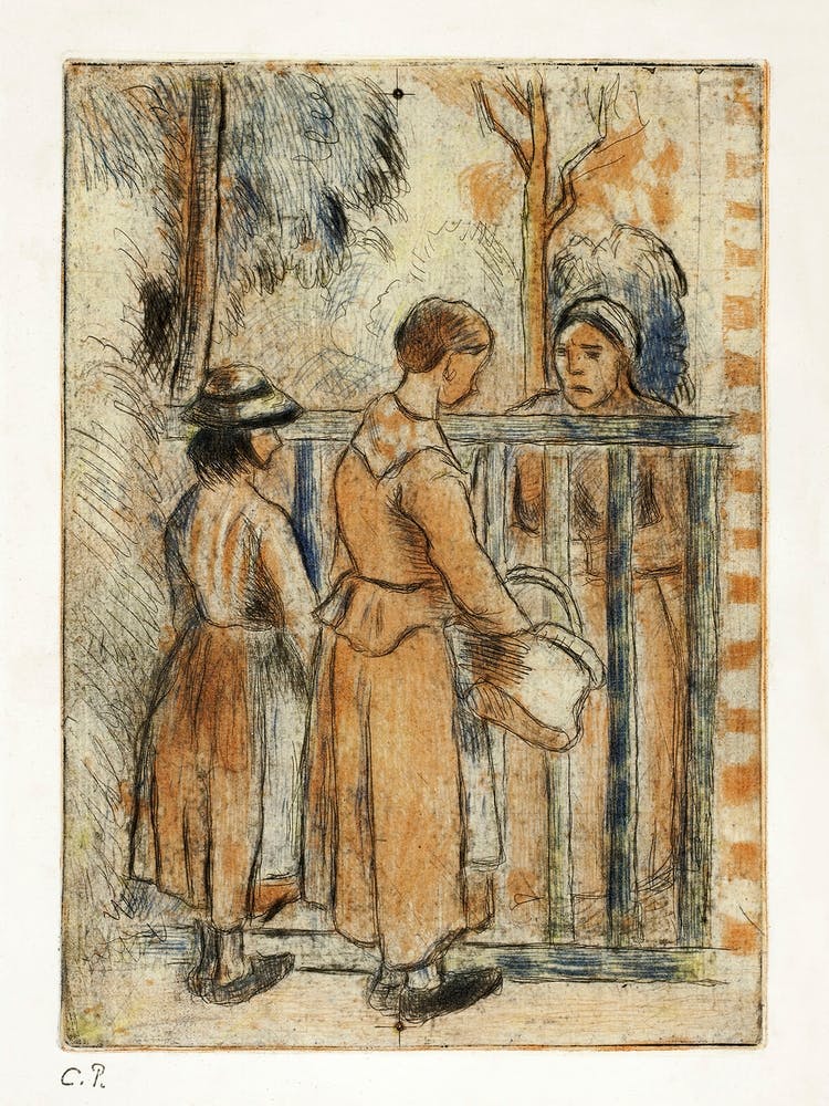 Beggar Women, Camille Pissarro