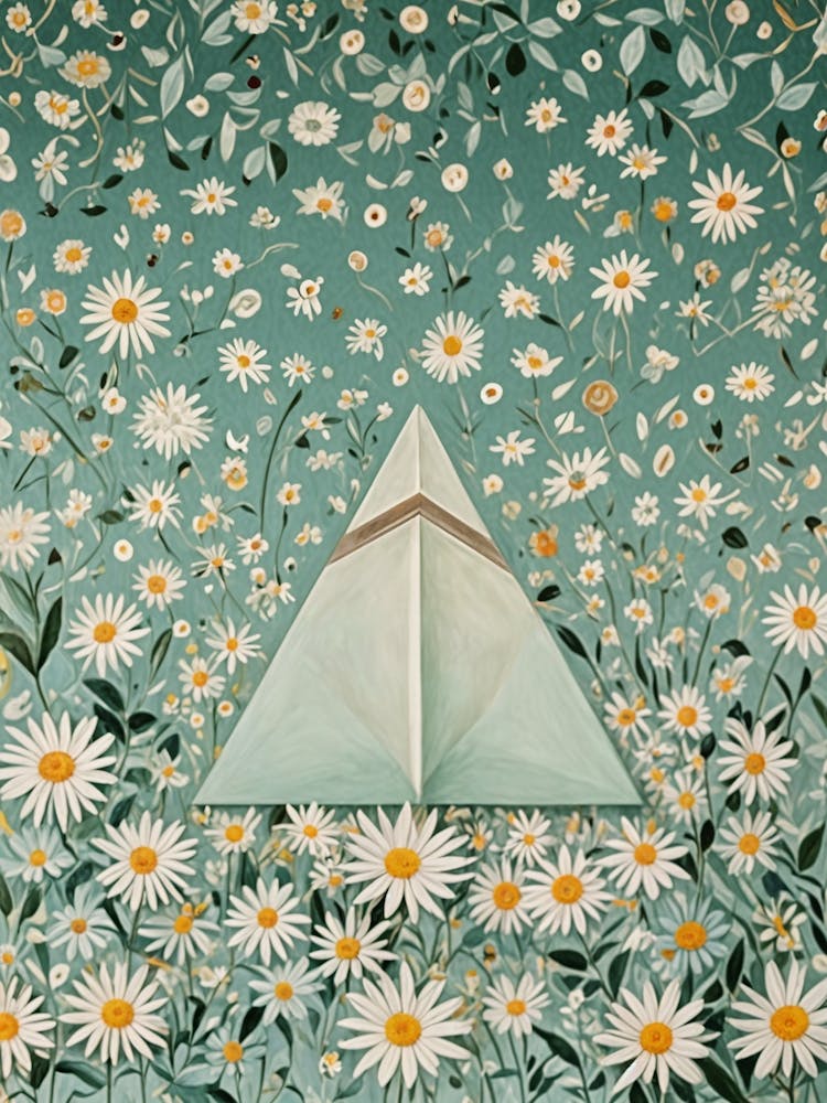 Celebratory Triangle In Daisies