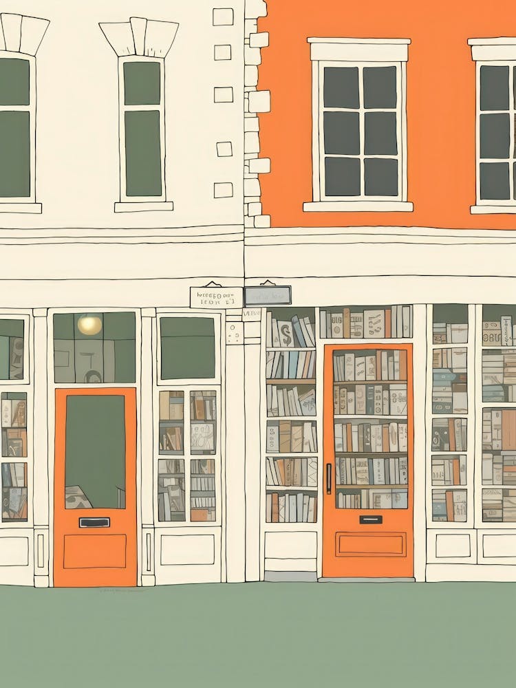 London The Book Nook Pastel Colours 7
