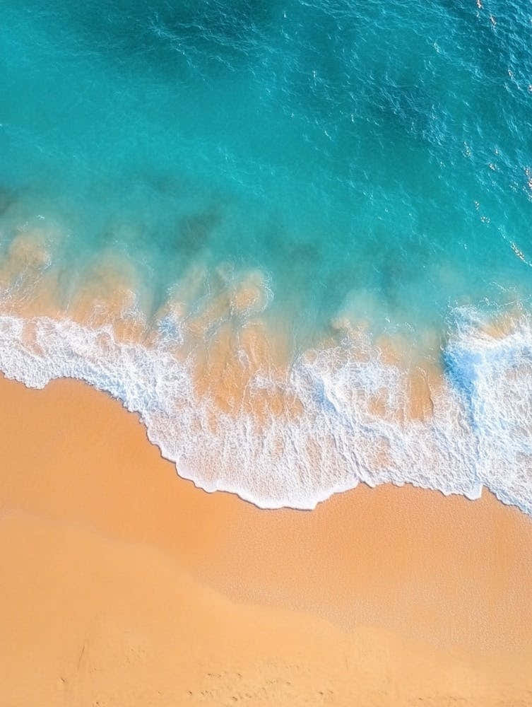 Aerial View Of A Beach 135