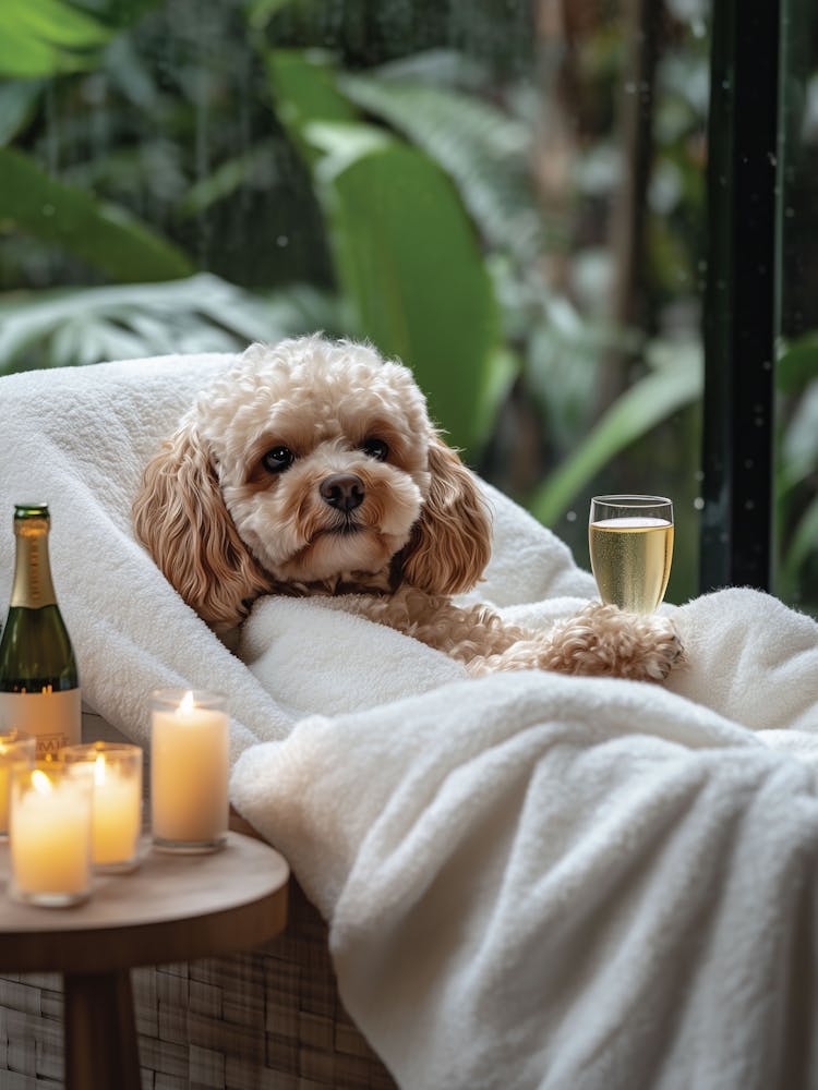 Cavapoo At The Spa 2