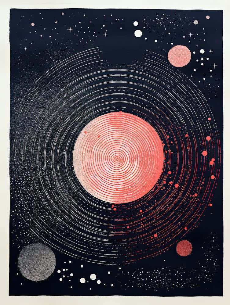 Void Ripples - Abstract Space Flow