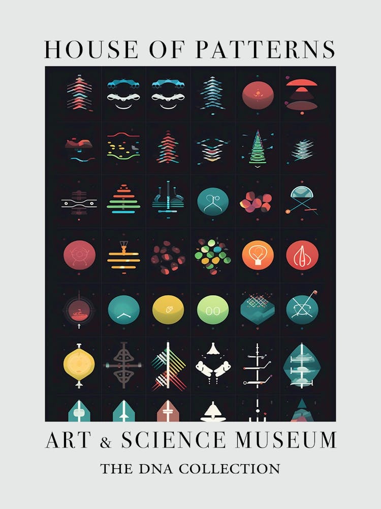 Dna Art Abstract Illustration 4 House Of Patterns