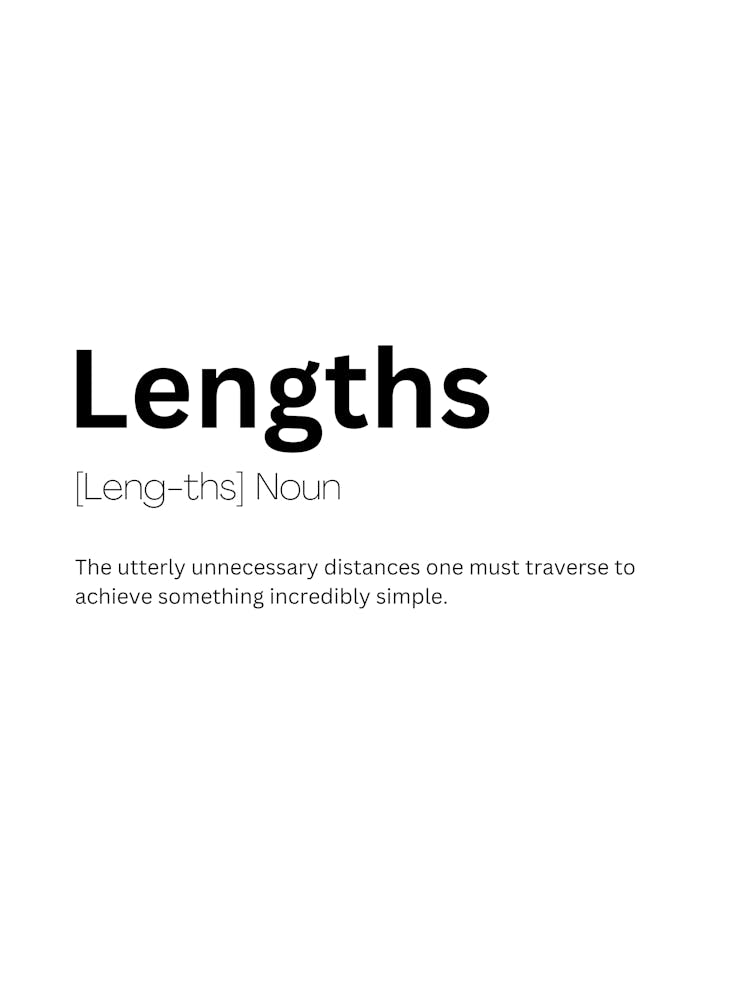 Lengths Definition Meaning 1