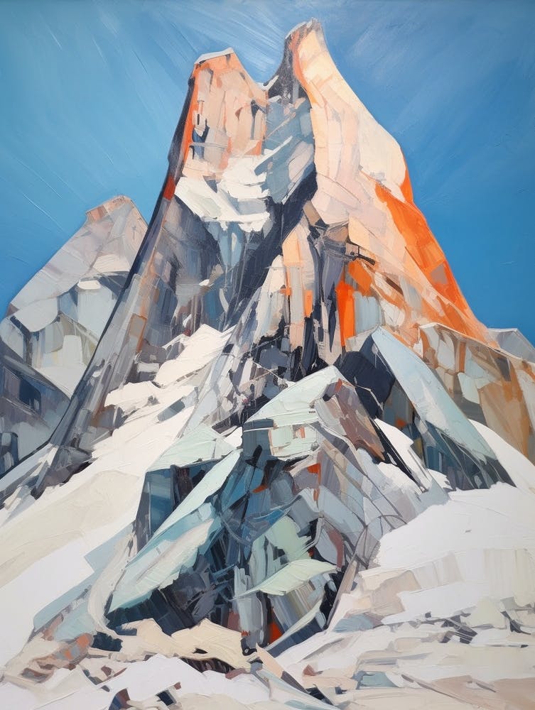 Zugspitze Germany 1 Mountain Painting