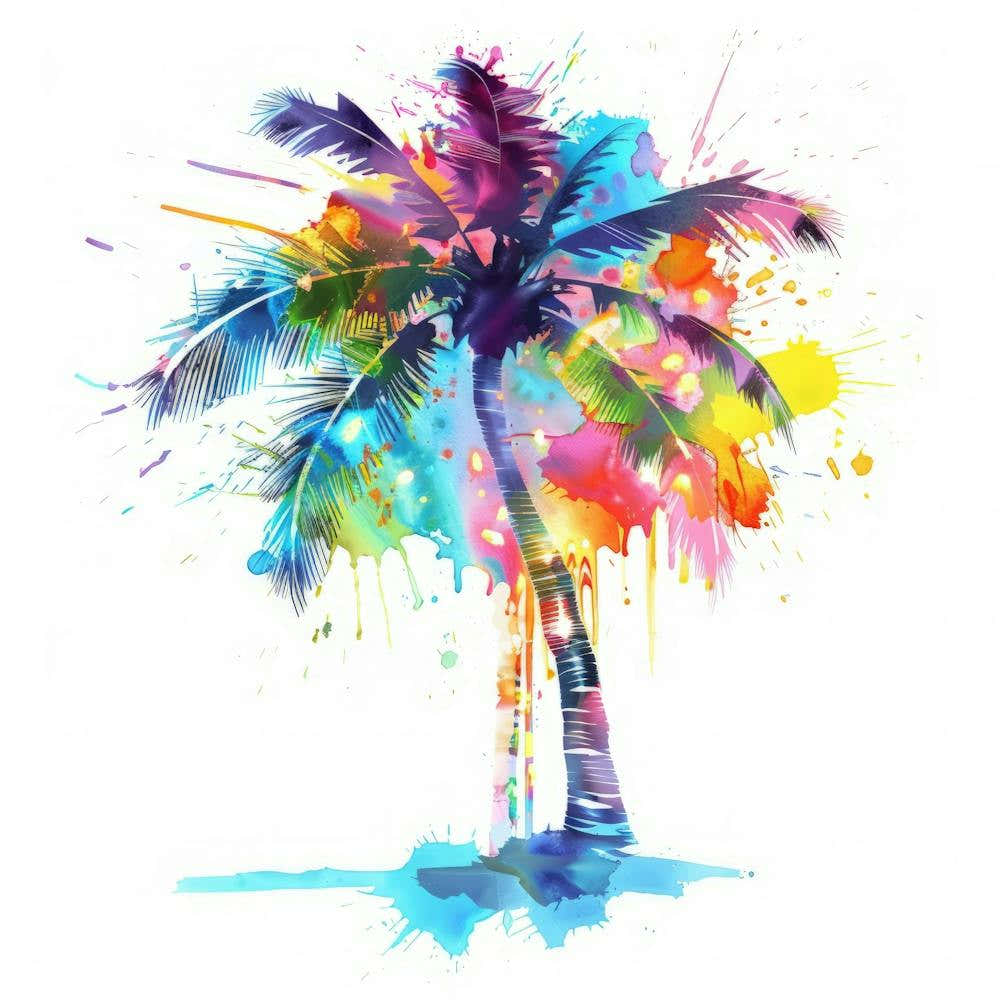 Palm Tree Painting 1