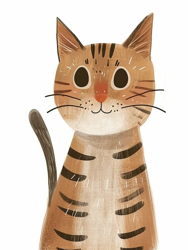 Bengal Cat Clipart Illustration 3