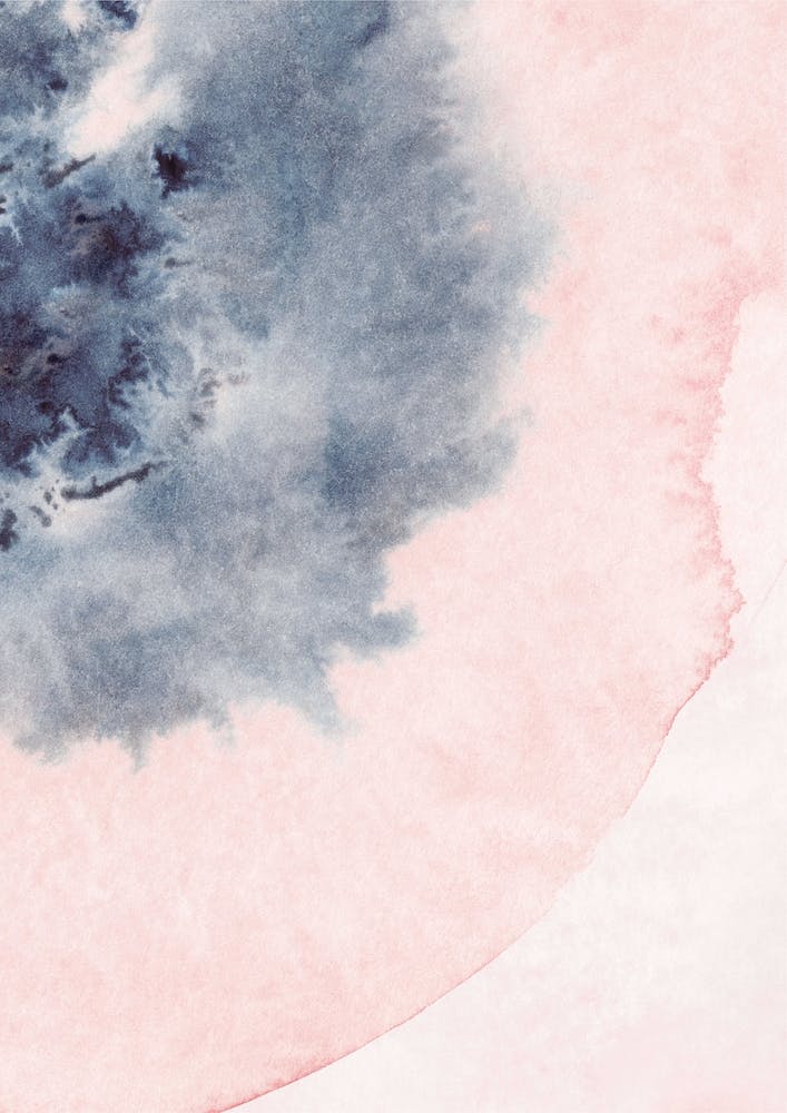 Sand Pink And Navy Watercolour 5
