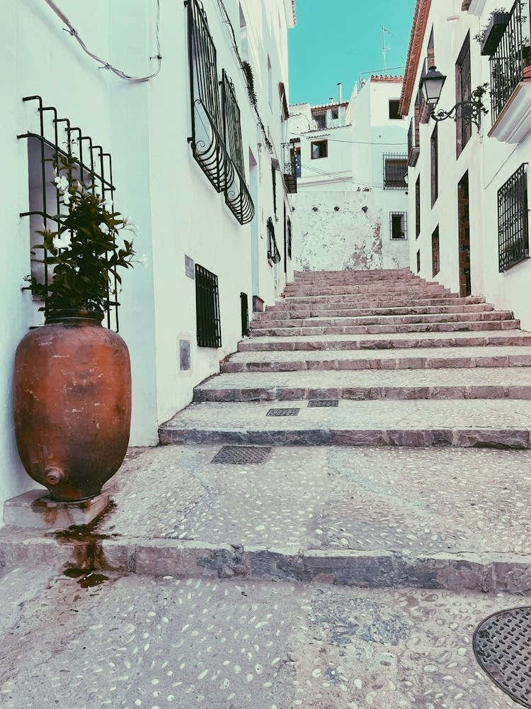 Stairs In The Old Town of Altea