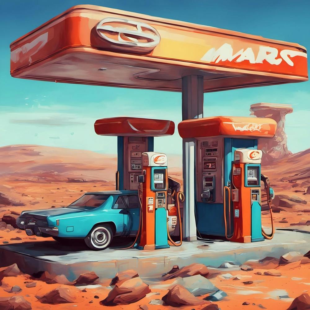 Gas Station on Mars