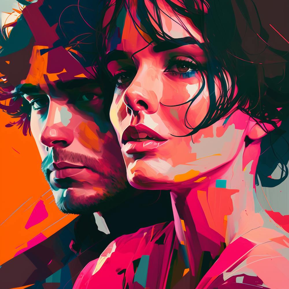 Couple In Love Fine Art Portrait