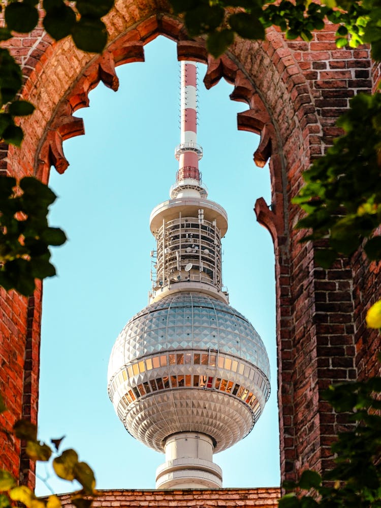 Berlin Tv Tower From The Old Monastery 02