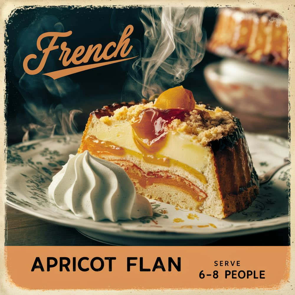 French Apricot Flan