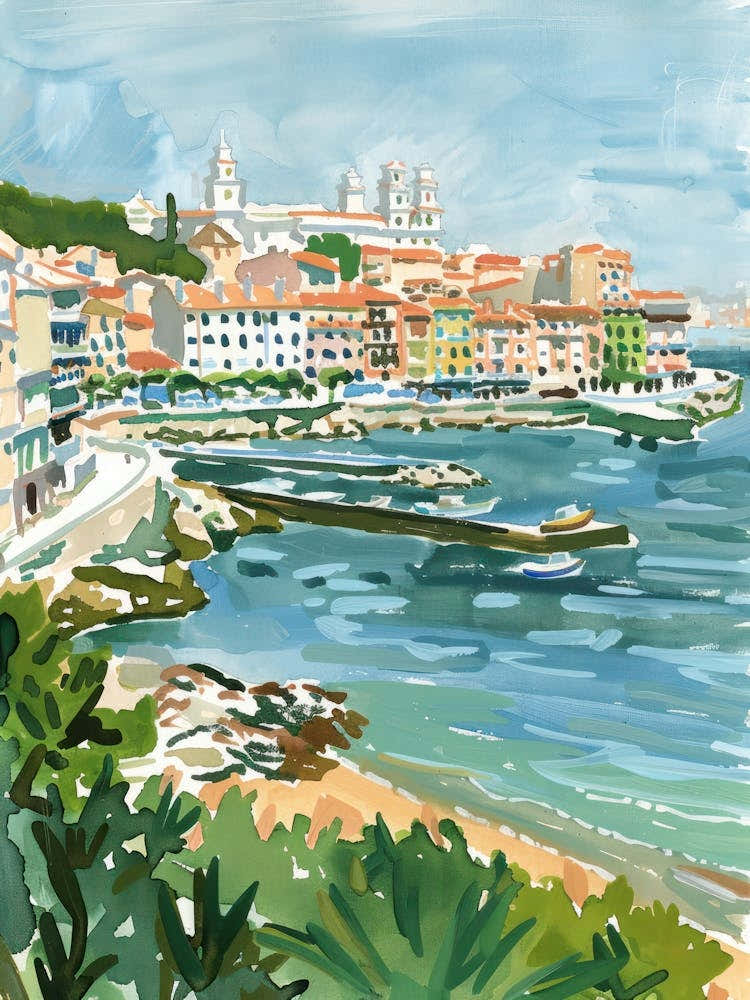 Travel Poster Happy Places Santander 6