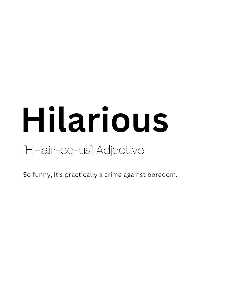 HILARIOUS DEFINITION AND MEANING visual data 2