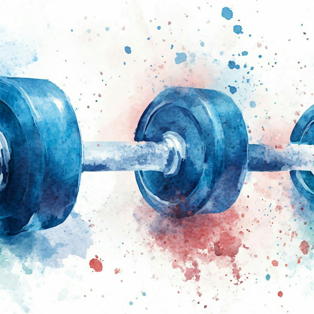 Weights Painting Watercolor