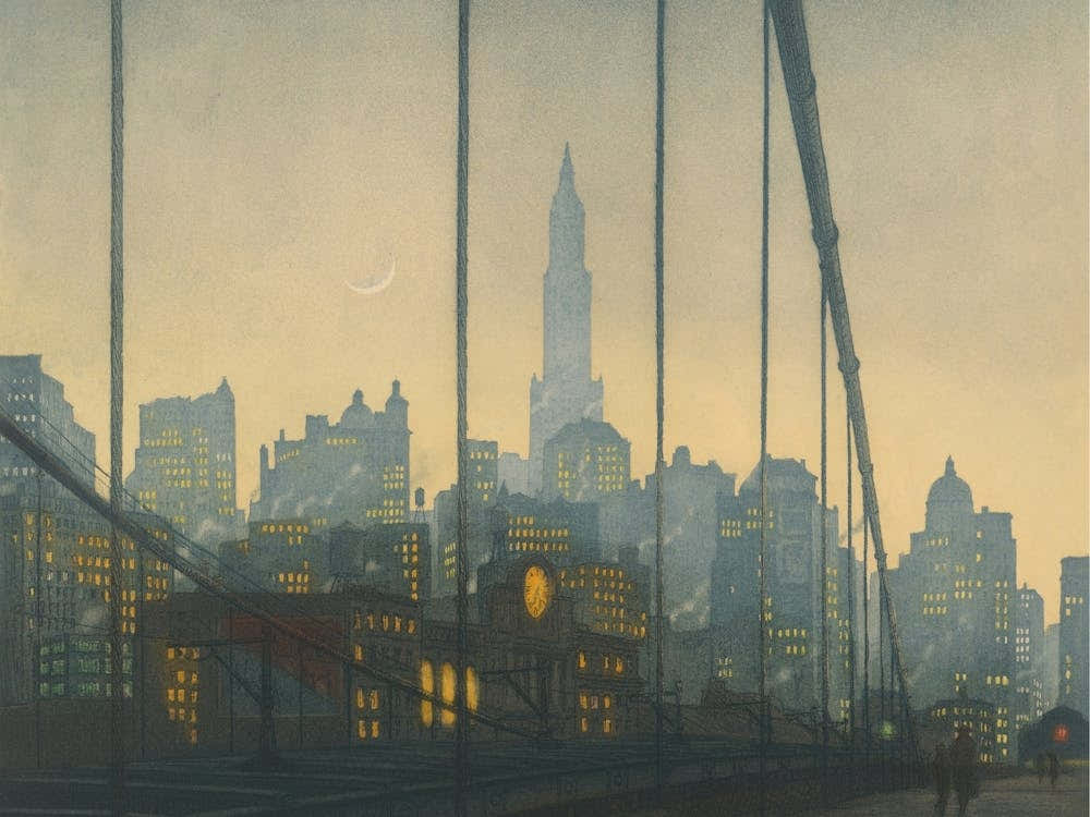 New York - Brooklyn bridge Wall Art