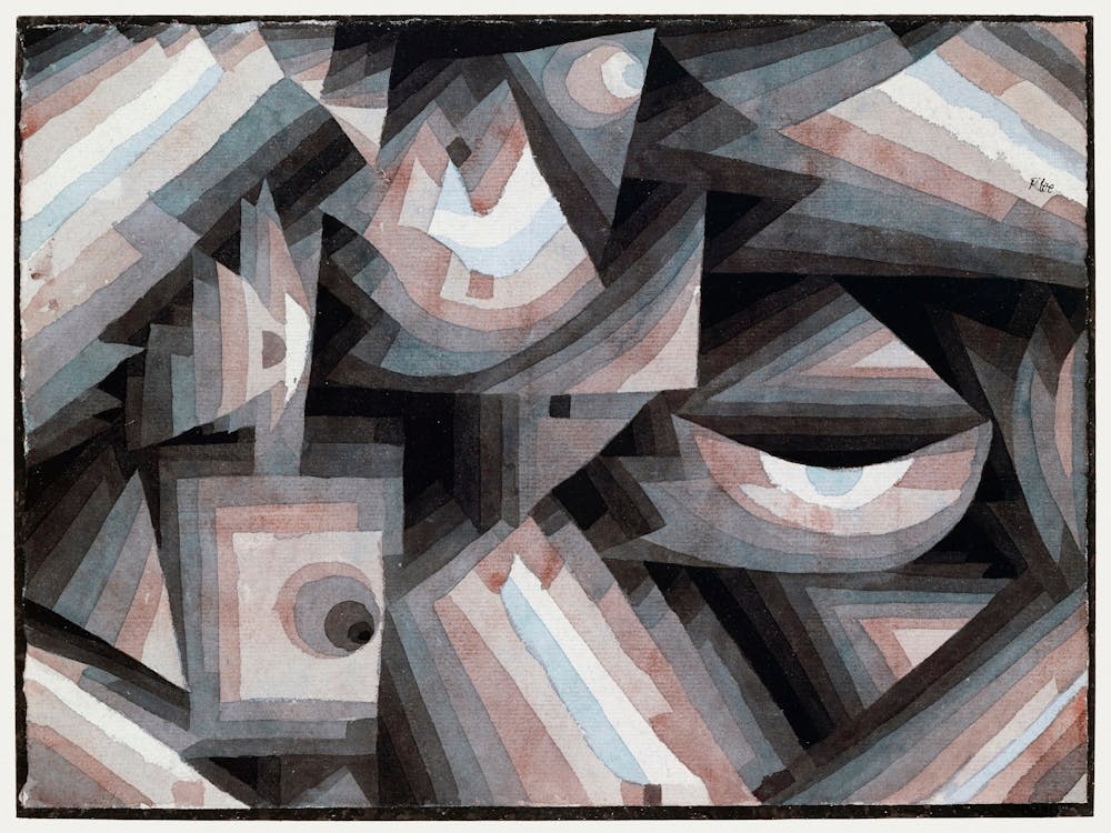 Crystal Gradation (1921), Paul Klee