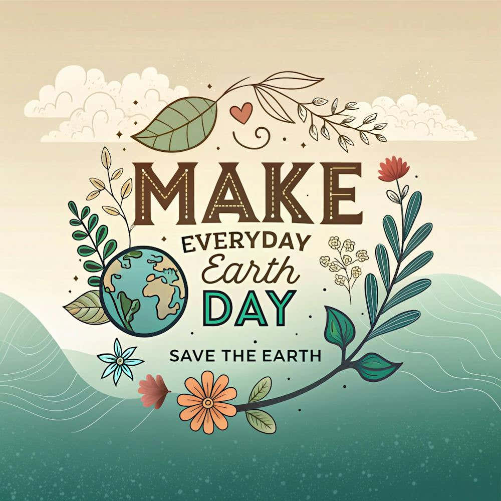Make Everyday Earth Day Save The Earth