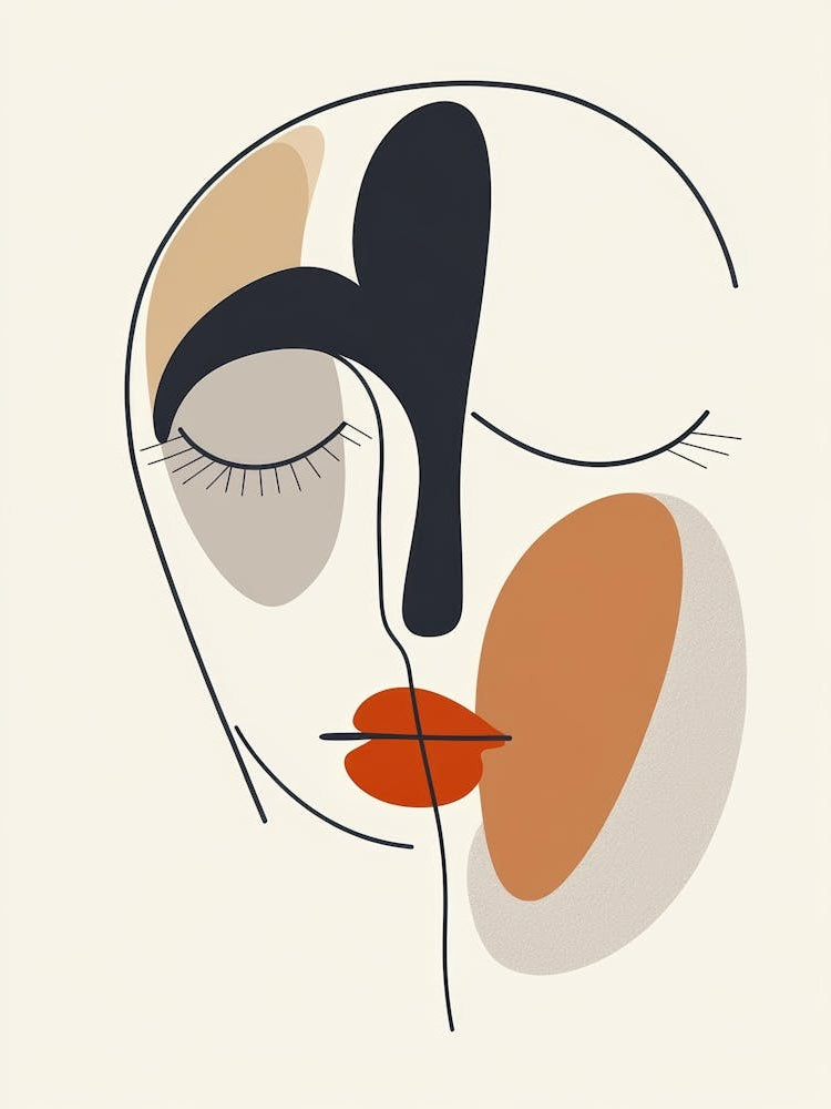 Abstract Portrait Of A Woman 144