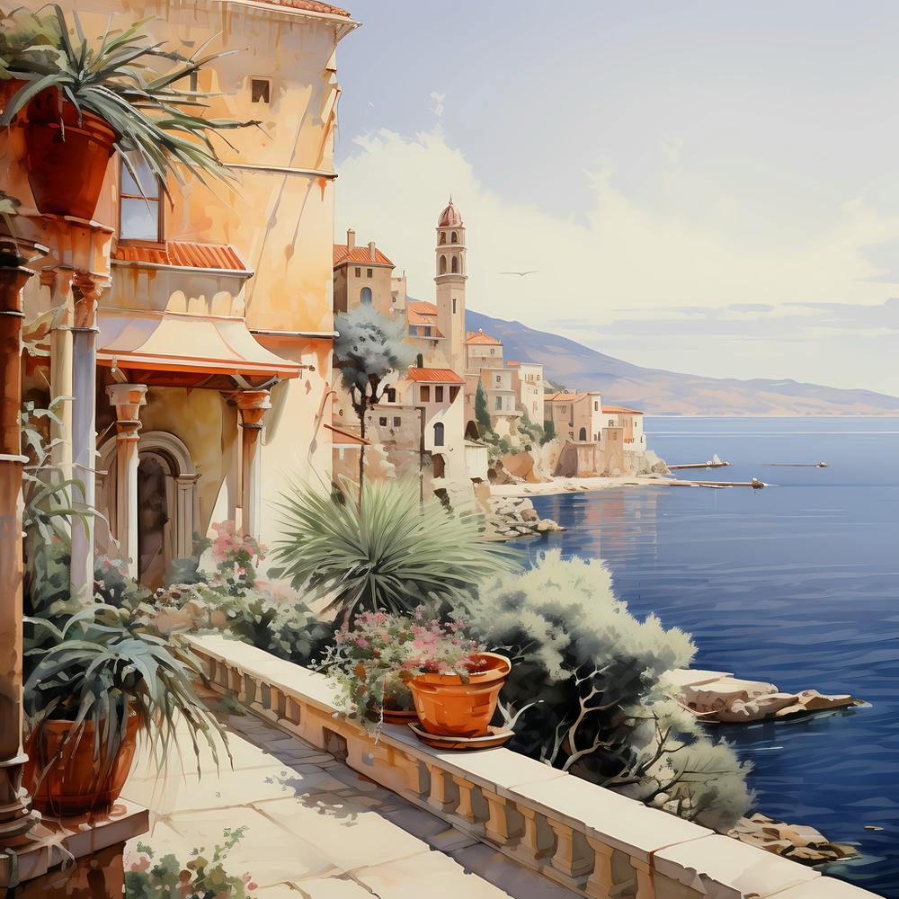 Bloomscapes: Impressionist Reverie in Italy