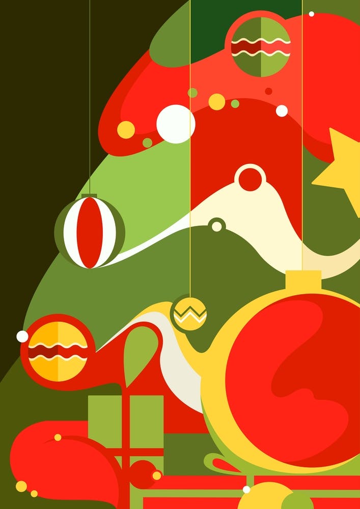 Abstract Christmas Tree 2