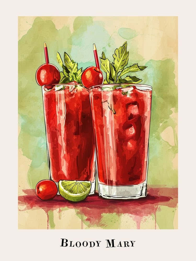 Bloody Mary Tile Poster 4