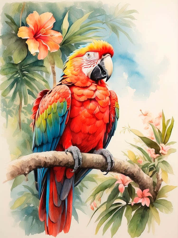 Parrot Painting