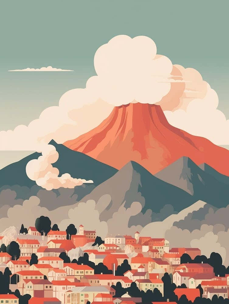 El Salvador 2 Travel Illustration