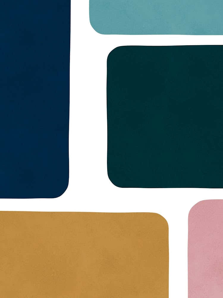 Boho geometric rectangles 5