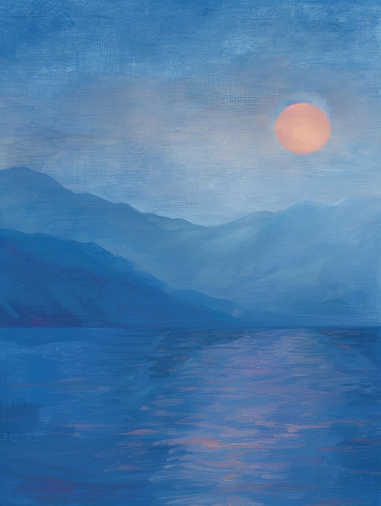 Sunset Over The Lake 6