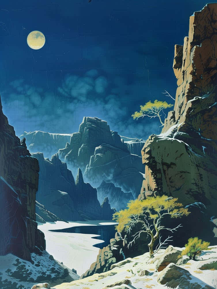 Moonlight In The Mountains