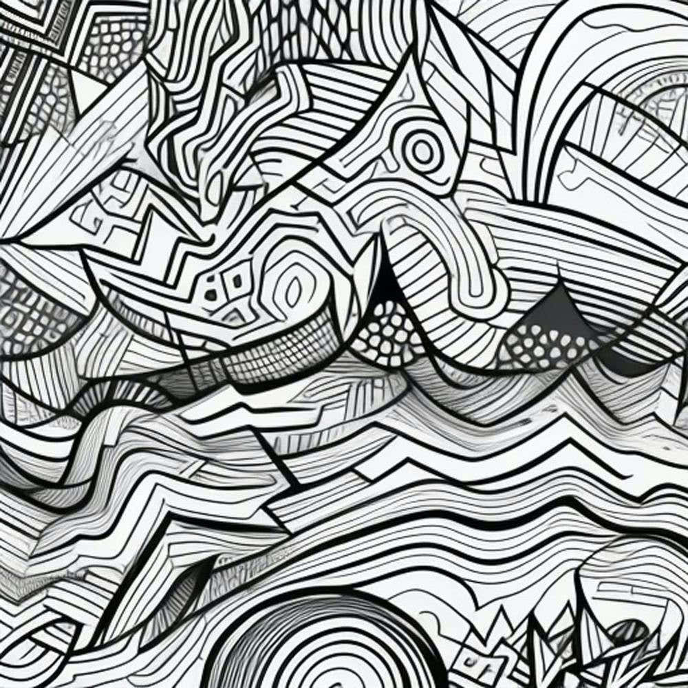 Abstract Doodle Patterns