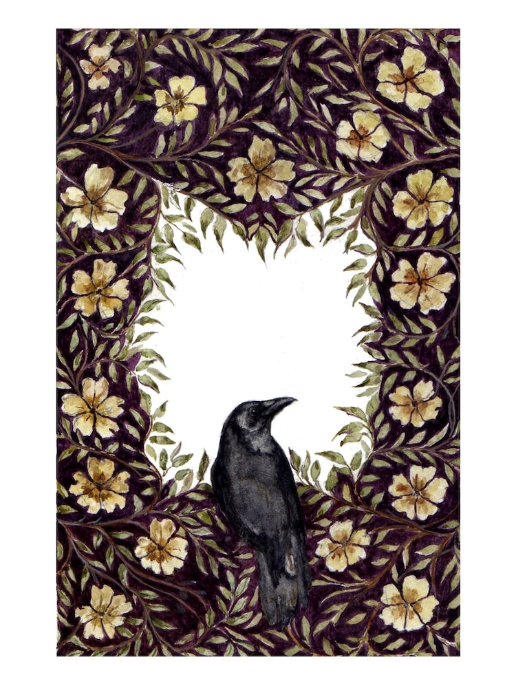 Crow In Vines