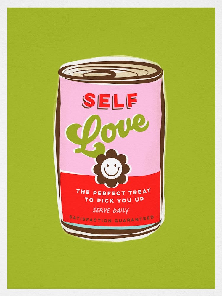 Pop Art Smiley ‘CAN DO’ art - SELF LOVE Positive words