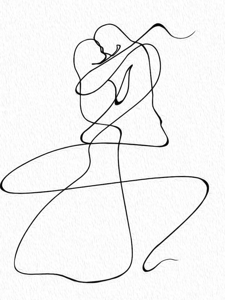 The First Dance, Outline, Line Art, Home Decor, Wedding, Inspo, Kitchen, Wall Print