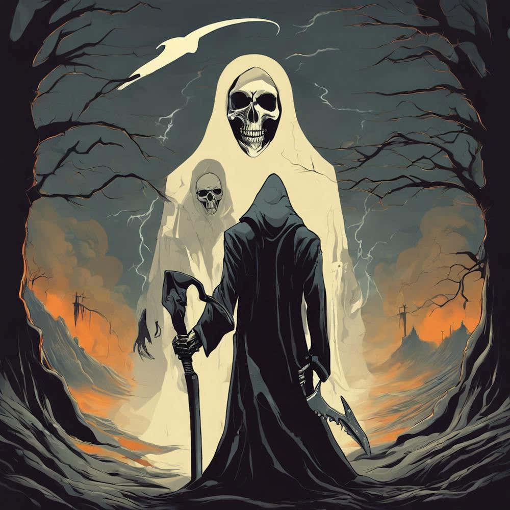 "Embrace the Shadows: A Mysterious Figure Emerges from the Mist"