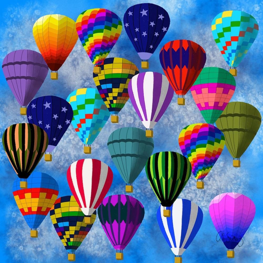 Hot Air Ballons 15000