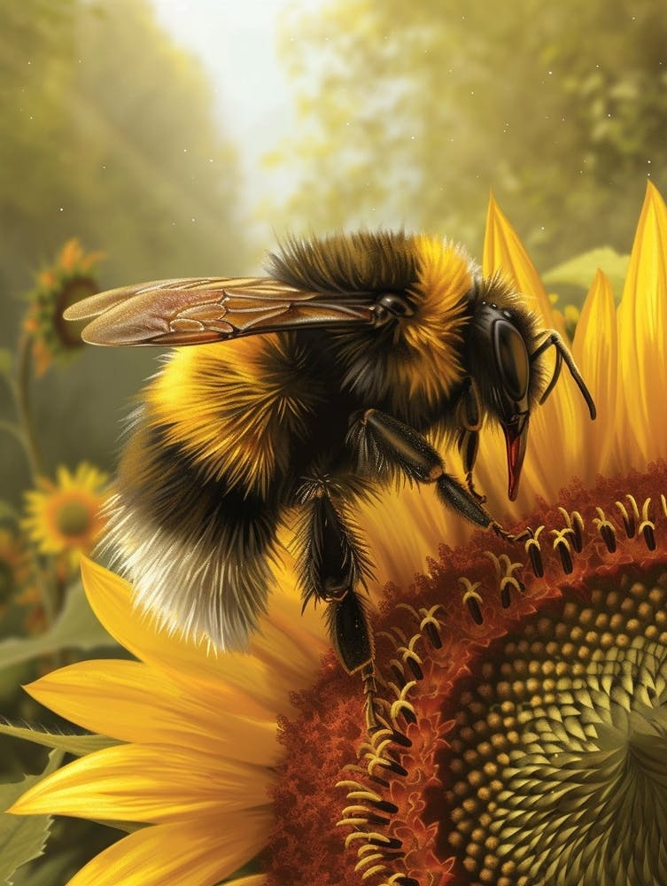 Bumblebee Storybook Illustration 11