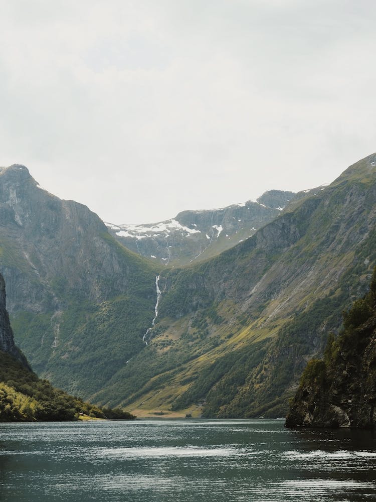 Mountain Fjord Scenery