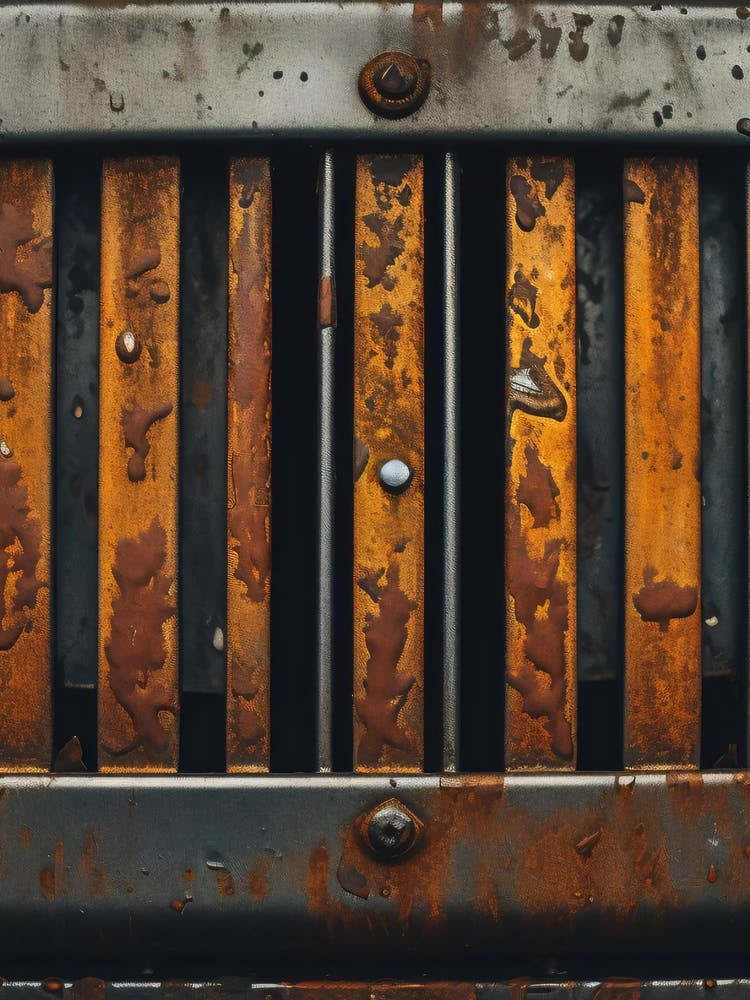 Rusty Truck Grill