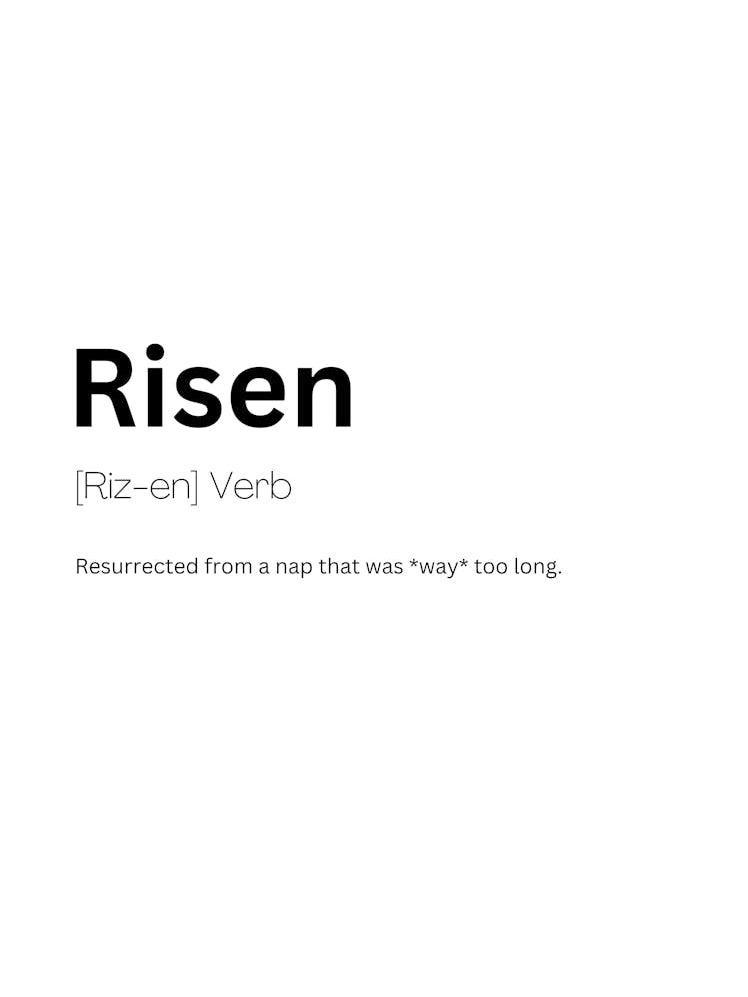 Risen Definition Meaning