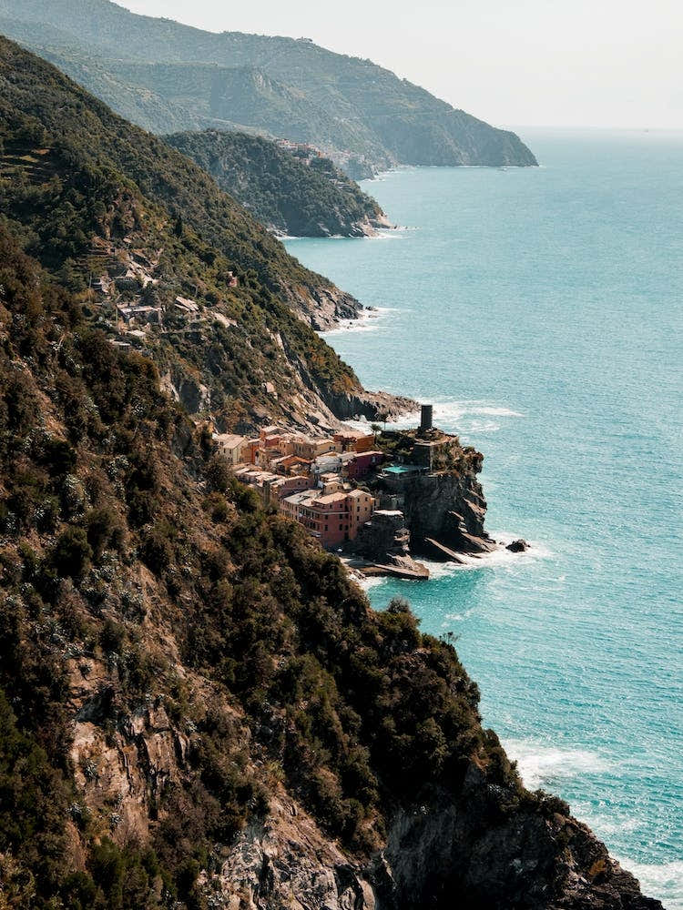 Vernazza From Above Cinque Terre Italy